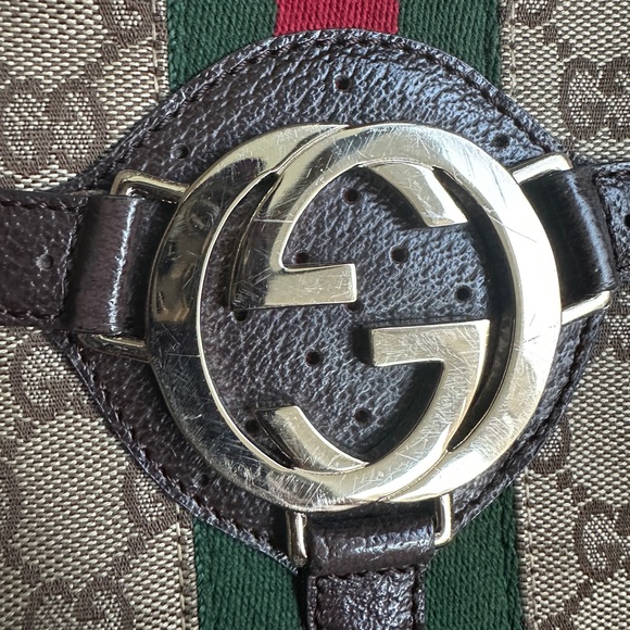 Gucci Beige and Brown Shoulder Bag - Picture 3 of 16